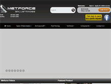 Tablet Screenshot of metforce.com.au